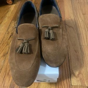 Zara  slip on loafers .